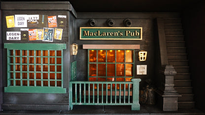 How I Met Your Mother Book Nook – Handmade Miniature Diorama Wall Art Decor