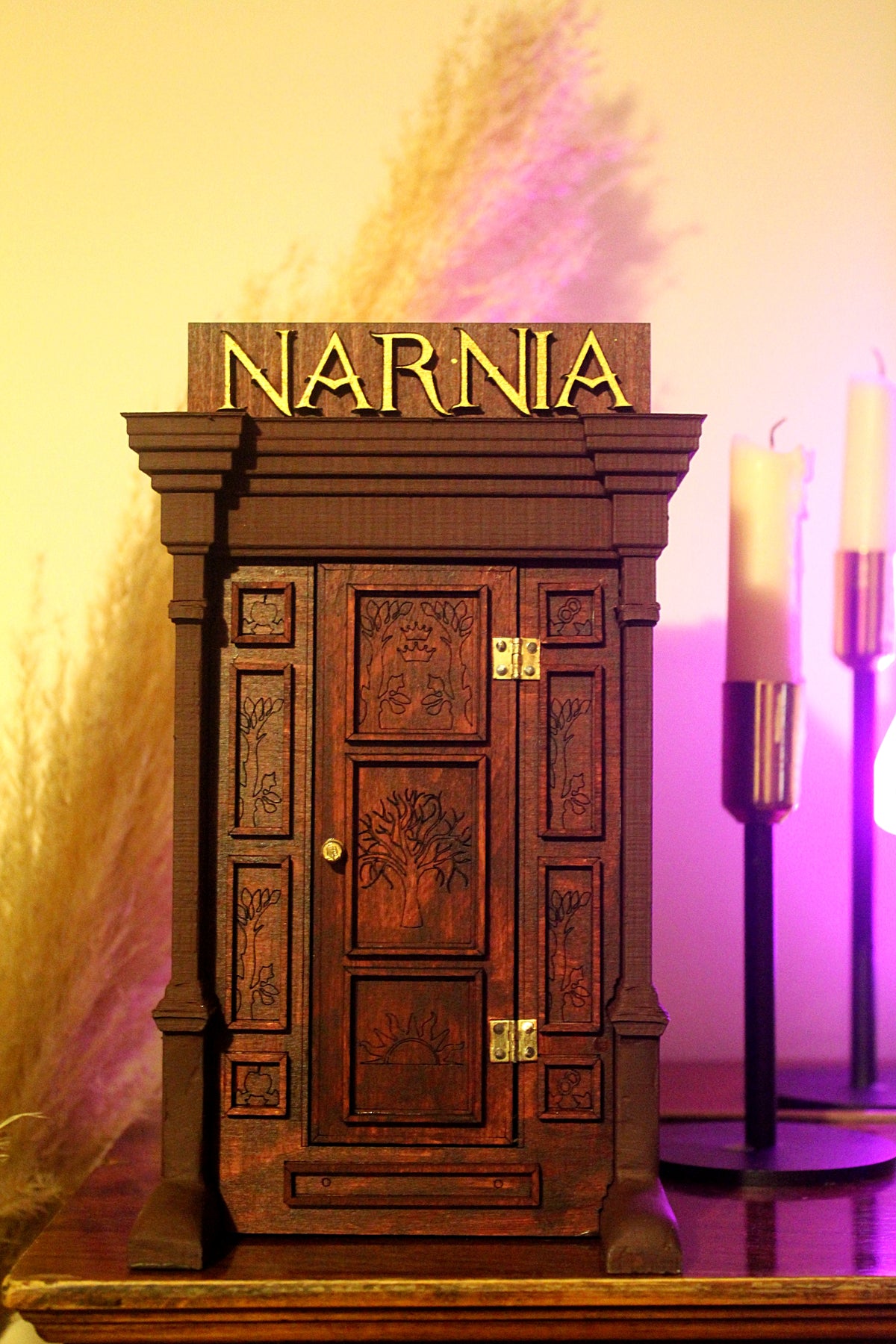 Narnia Book Nook – Handmade Magical Bookshelf Insert Home Decor
