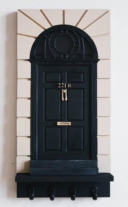 Sherlock Holmes Key Holder – Handmade Wall Mounted Hanging Decor