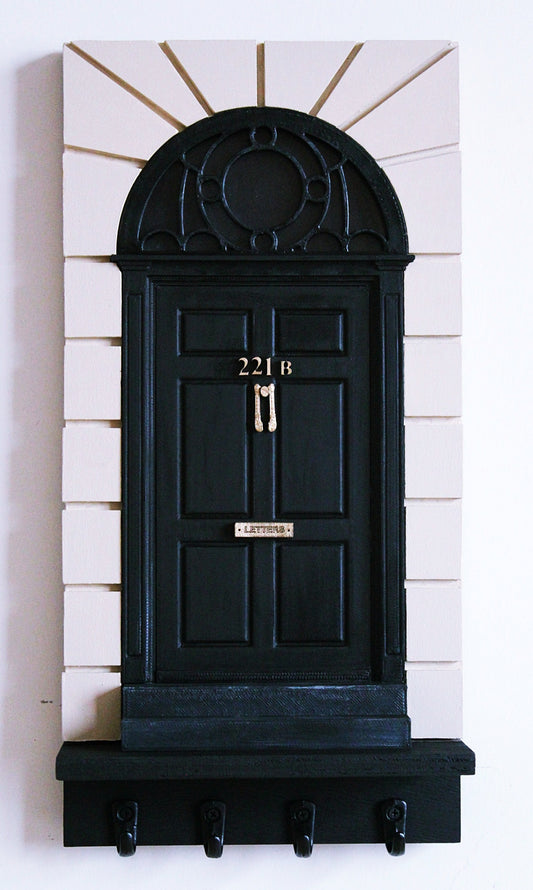 Sherlock Holmes Key Holder – Handmade Wall Mounted Hanging Decor