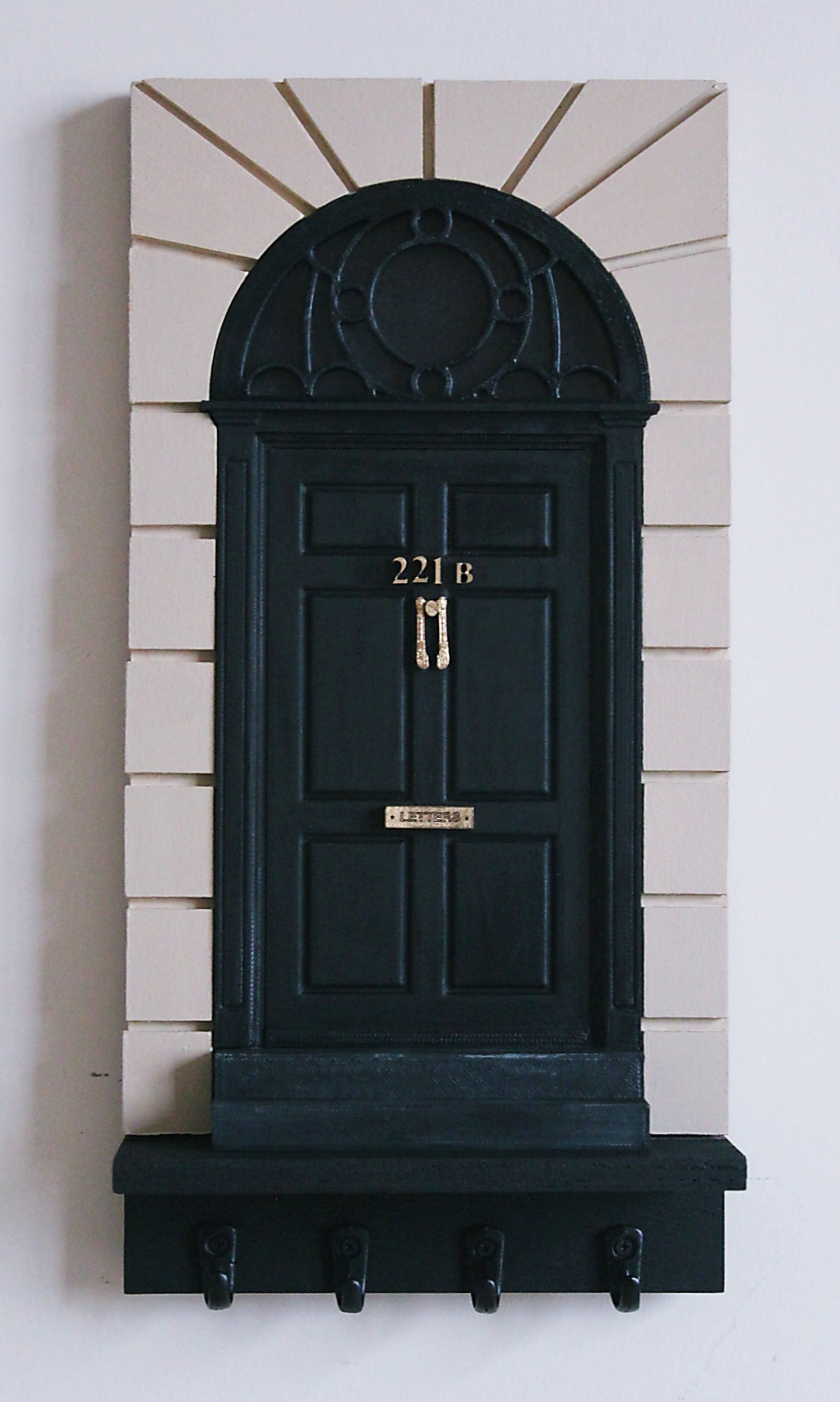 Sherlock Holmes Key Holder – Handmade Wall Mounted Hanging Decor