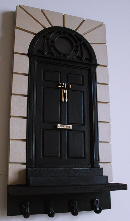 Sherlock Holmes Key Holder – Handmade Wall Mounted Hanging Decor