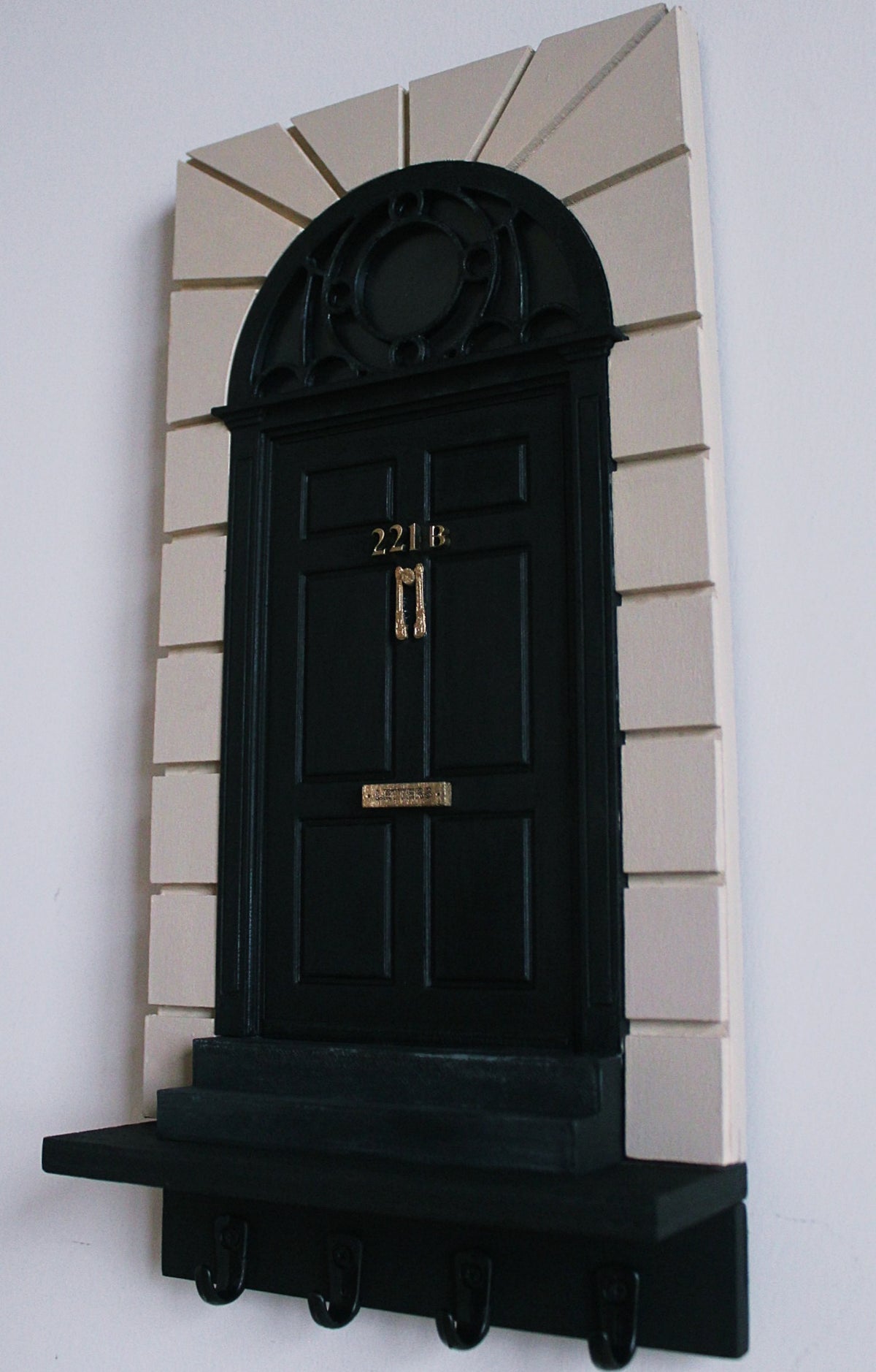 Sherlock Holmes Key Holder – Handmade Wall Mounted Hanging Decor