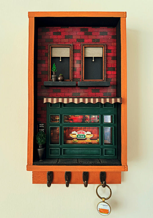 Friends Key Holder – Handmade Central Perk Wall Mounted Decor