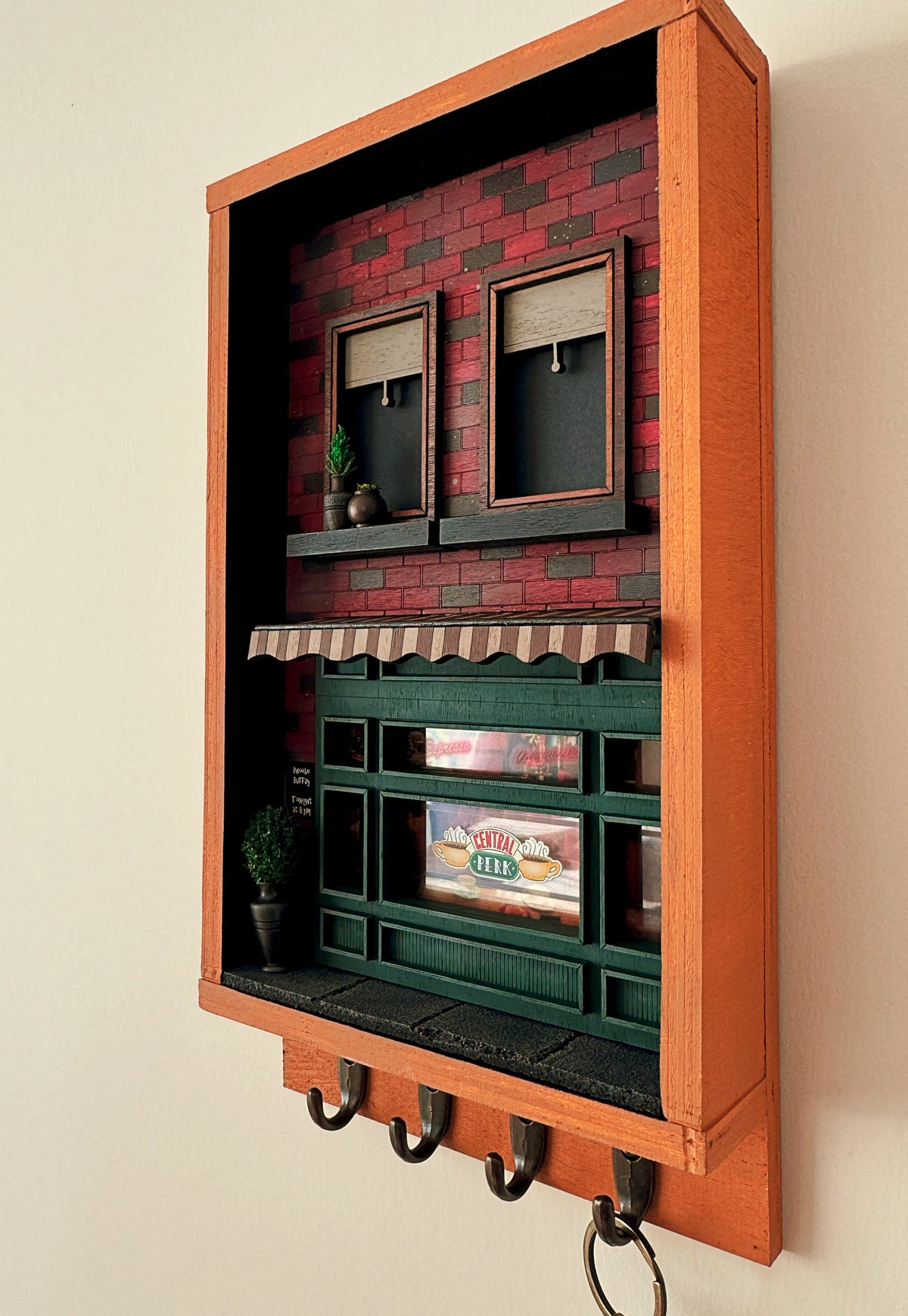 Friends Key Holder – Handmade Central Perk Wall Mounted Decor