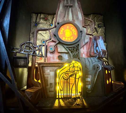 Arcane ‘The Last Drop’ Book Nook – Handmade Fantasy Diorama Shelf Collectible