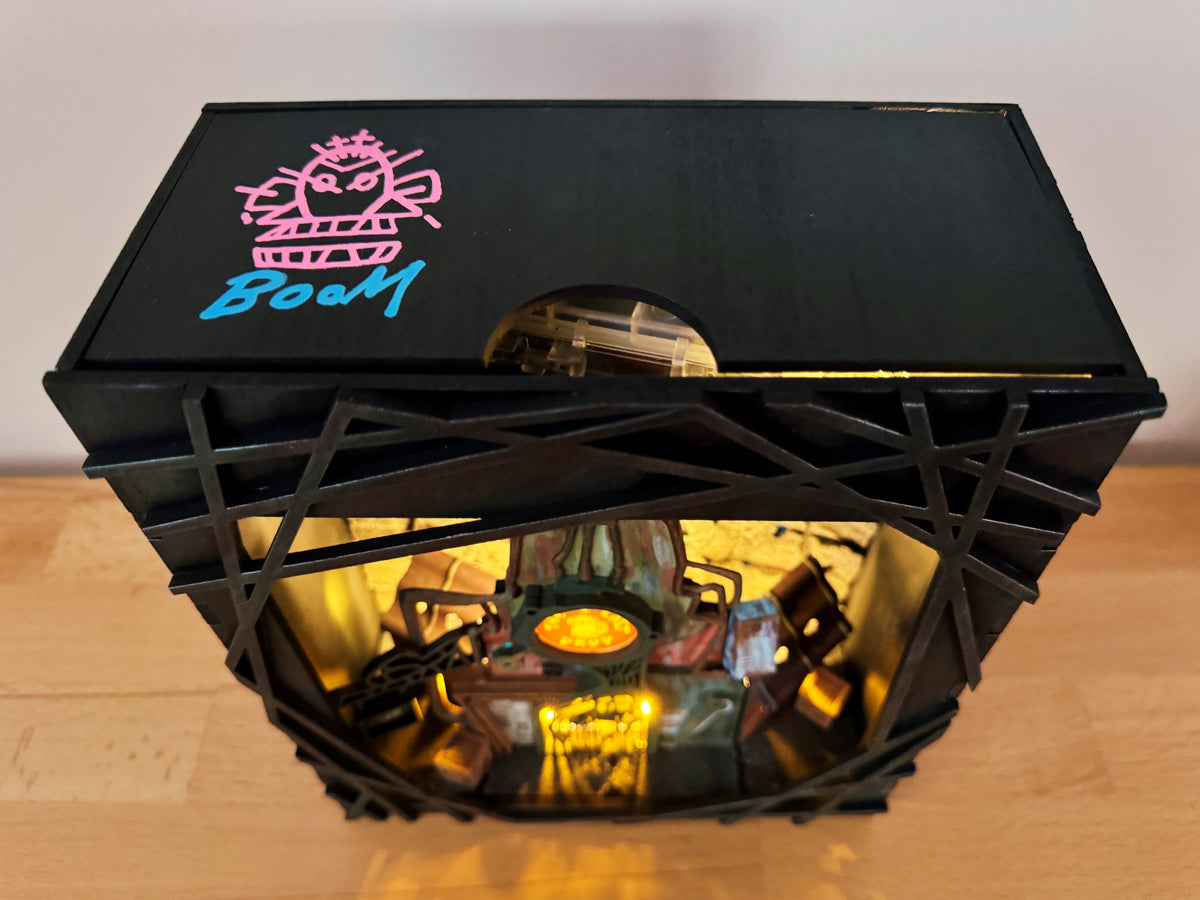 Arcane ‘The Last Drop’ Book Nook – Handmade Fantasy Diorama Shelf Collectible