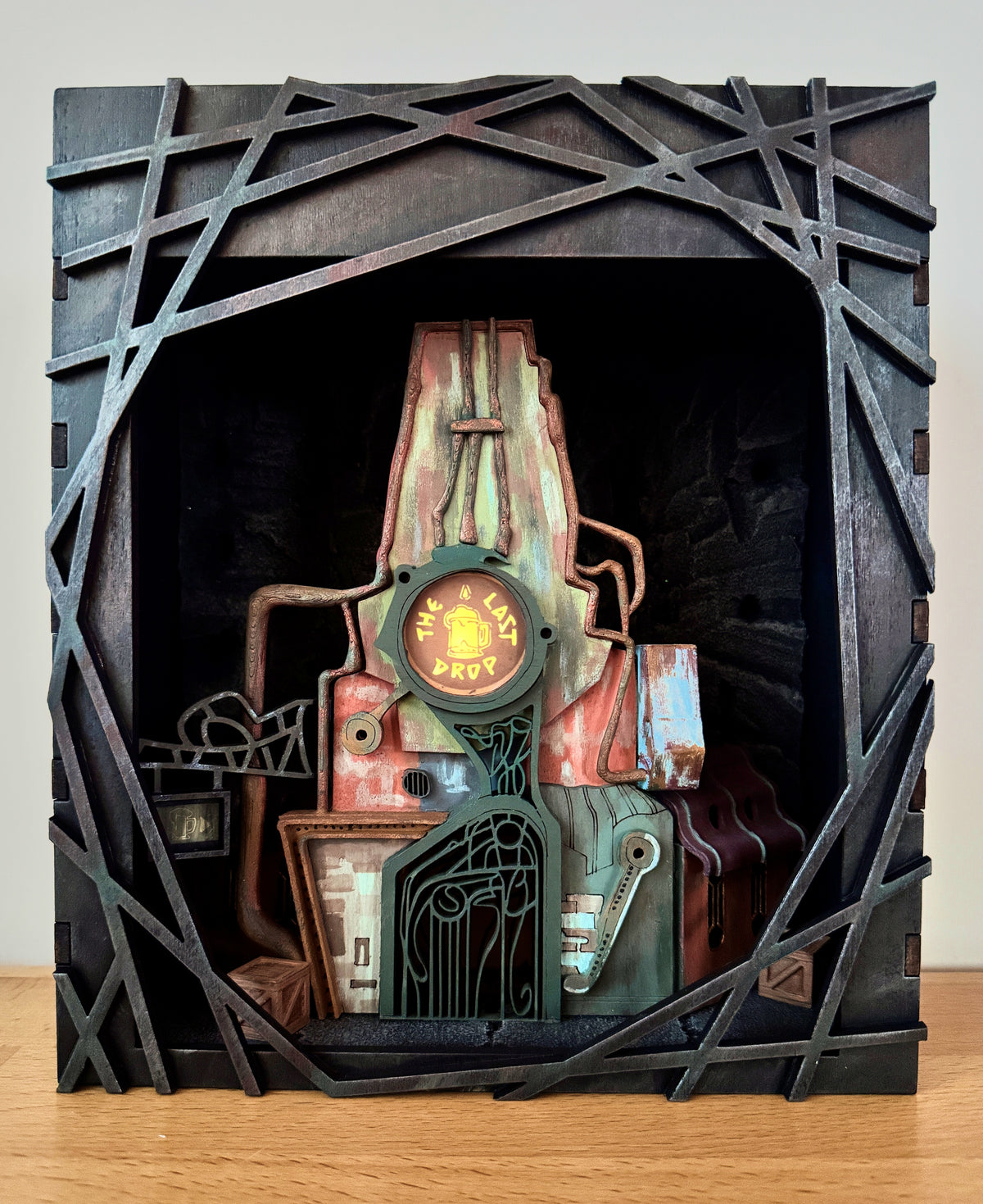 Arcane ‘The Last Drop’ Book Nook – Handmade Fantasy Diorama Shelf Collectible