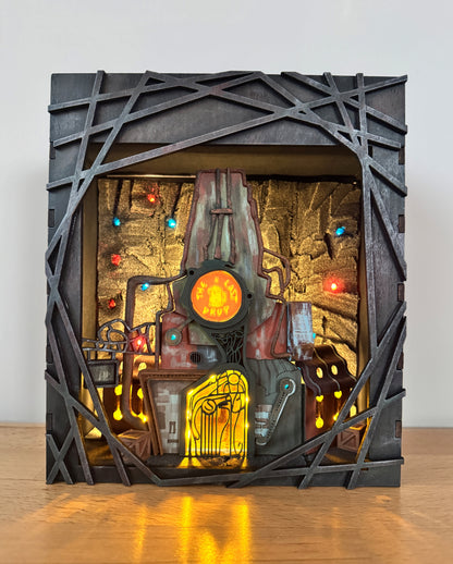 Arcane ‘The Last Drop’ Book Nook – Handmade Fantasy Diorama Shelf Collectible