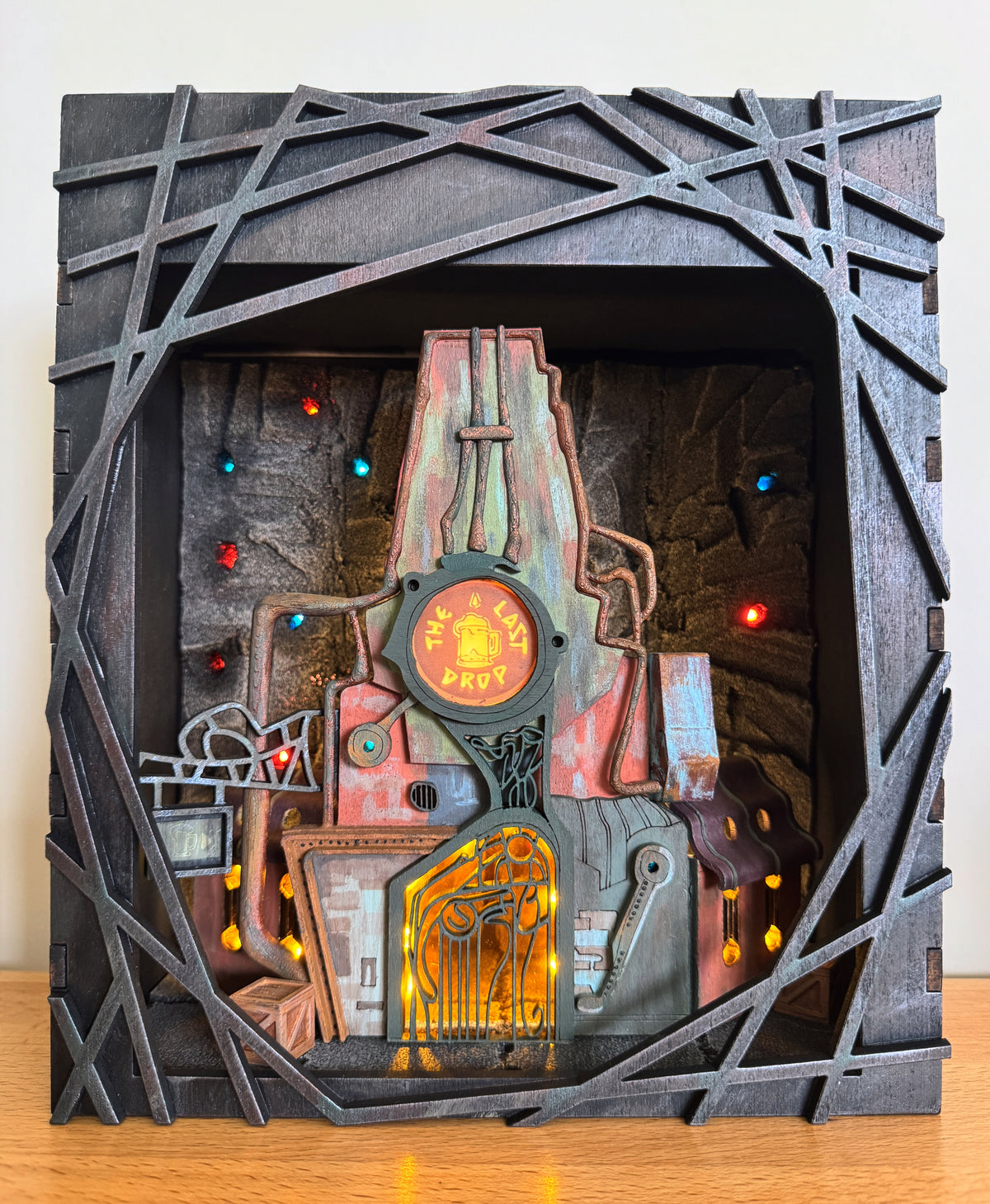 Arcane ‘The Last Drop’ Book Nook – Handmade Fantasy Diorama Shelf Collectible