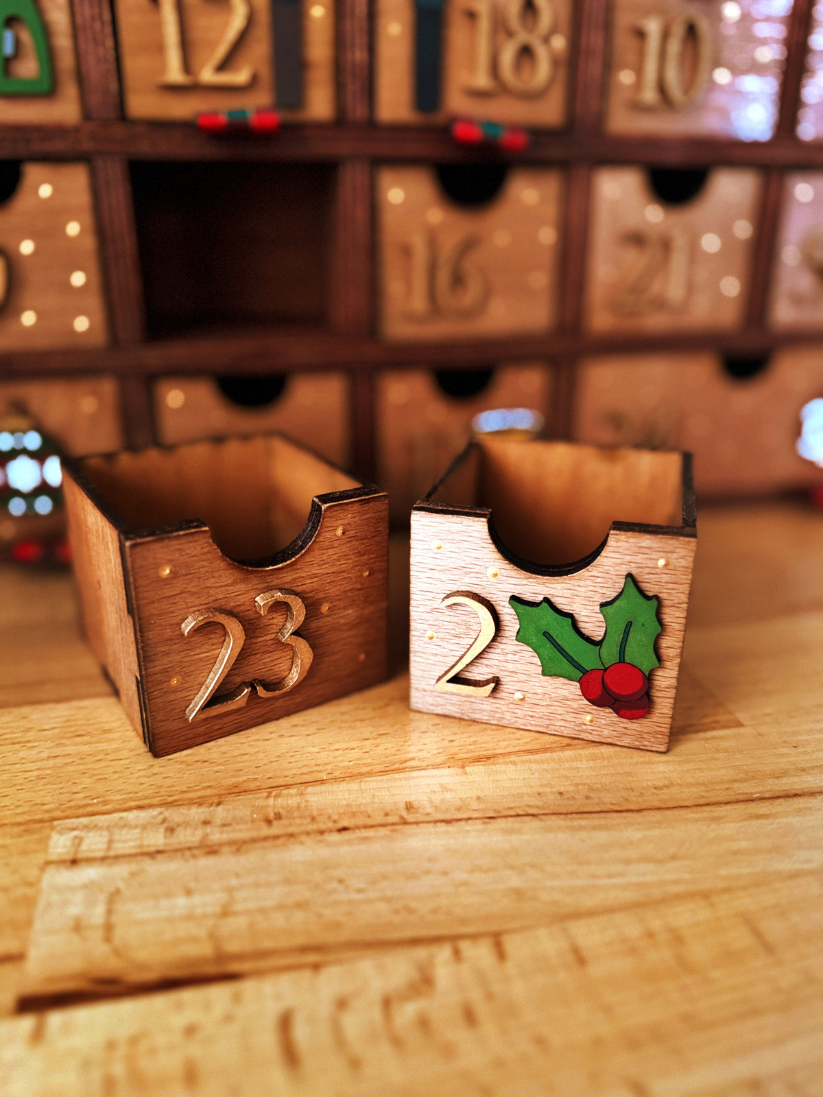 Home Alone Advent Calendar – Handmade 24 Day Christmas Countdown Wooden Decor